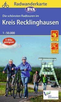 Produktbild: BVA Radwanderkarte Kreis Recklinghausen die sch&ouml;nsten Radtouren 1:50.000