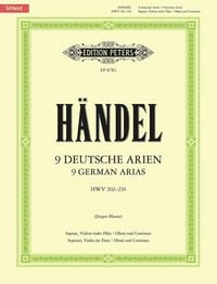 Produktbild: 9 Deutsche Arien HWV 202-210 / URTEXT