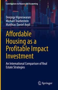 Produktbild: Affordable Housing as a Profitable Impact Investment