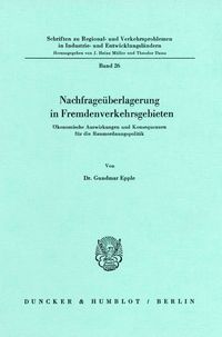 Produktbild: Nachfrage&uuml;berlagerung in Fremdenverkehrsgebieten.