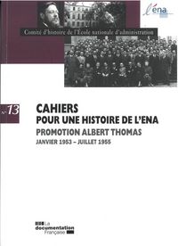 Produktbild: Promotion Albert Thomas ; Janvier 1953- Decembre 1955