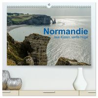 Produktbild: Normandie - raue K&uuml;sten, sanfte H&uuml;gel (hochwertiger Premium Wandkalender 2026 DIN A2 quer), Kunstdruck in Hochglanz
