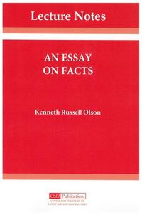 Produktbild: An Essay on Facts