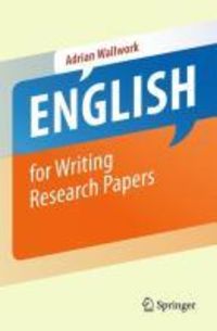 Produktbild: English for Writing Research Papers