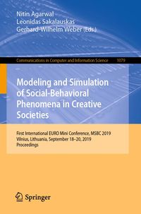 Produktbild: Modeling and Simulation of Social-Behavioral Phenomena in Creative Societies