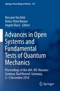 Produktbild: Advances in Open Systems and Fundamental Tests of Quantum Mechanics