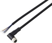 Produktbild: TRU COMPONENTS TC-13751840 Anschlussleitung M8 x 1 Buchse, gewinkelt 5 m Polzahl Sensoren: 5 1 St.