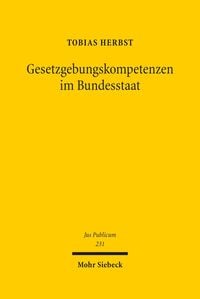 Produktbild: Gesetzgebungskompetenzen im Bundesstaat