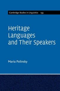 Produktbild: Heritage Languages and Their Speakers
