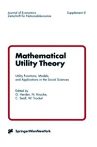 Produktbild: Mathematical Utility Theory