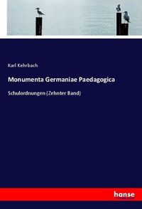 Produktbild: Monumenta Germaniae Paedagogica