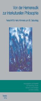 Produktbild: Von der Hermeneutik zur interkulturellen Philosophie
