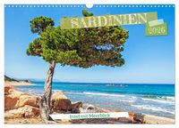 Produktbild: Sardinien Insel mit Meerblick (Wandkalender 2026 DIN A3 quer), CALVENDO Monatskalender