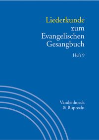Produktbild: Liederkunde zum Evangelischen Gesangbuch. Heft 9