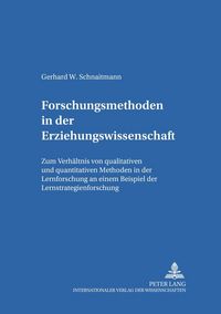 Produktbild: Forschungsmethoden in der Erziehungswissenschaft