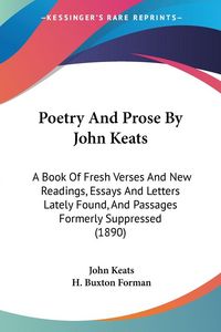 Produktbild: Poetry And Prose By John Keats