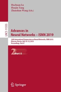 Produktbild: Advances in Neural Networks - ISNN 2019
