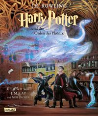 Harry Potter und der Orden des Phönix (farbig illustrierte Schmuckausgabe) von J. K. Rowling