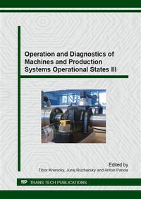 Produktbild: Operation and Diagnostics of Machines and Production Systems Operational States III
