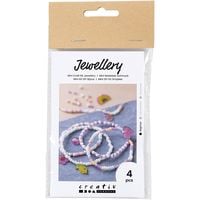 Produktbild: Creativ Company DIY Sets Beads Mini Kreativ Set Schmuck, Armb&auml;nder aus Schrumpffolie, Kreativ Box