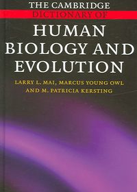 Produktbild: Mai, L: The Cambridge Dictionary of Human Biology and Evolut
