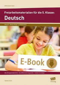 Produktbild: Freiarbeitsmaterialien f&uuml;r die 5. Klasse: Deutsch