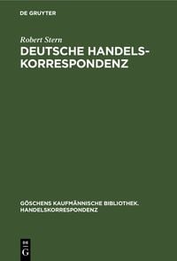 Produktbild: Deutsche Handelskorrespondenz