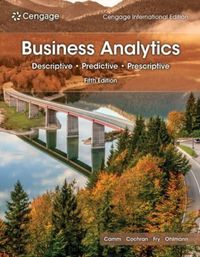 Produktbild: Cochran, J: Business Analytics, Cengage International Editio