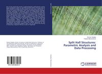 Produktbild: Split Hall Structures: Parametric Analysis and Data Processing