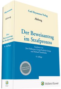 Produktbild: Der Beweisantrag im Strafprozess