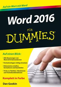 Bild vom Artikel Word 2016 für Dummies vom Autor Dan Gookin