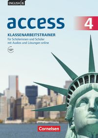 Produktbild: English G Access Band 4: 8. Schuljahr - Allgemeine Ausgabe - Klassenarbeitstrainerr mit Audios und L&ouml;sungen online und Lerntipps