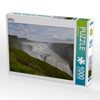 Produktbild: CALVENDO Puzzle Gullfoss | 1000 Teile Lege-Gr&ouml;&szlig;e 64x48cm Foto-Puzzle f&uuml;r gl&uuml;ckliche Stunden
