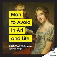 Produktbild: Men to Avoid in Art and Life 2025 Wall Calendar
