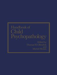Produktbild: Handbook of Child Psychopathology