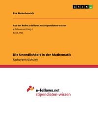 Produktbild: Die Unendlichkeit in der Mathematik