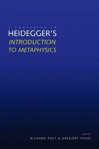 Produktbild: A Companion to Heidegger's "Introduction to Metaphysics"