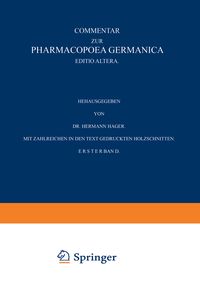 Produktbild: Commentar zur Pharmacopoea Germanica