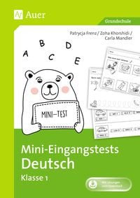 Produktbild: Mini-Eingangstests Deutsch - Klasse 1