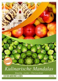 Produktbild: Kulinarische Mandalas (Wandkalender 2026 DIN A2 hoch), CALVENDO Monatskalender