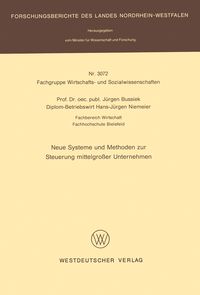 Produktbild: Neue Systeme und Methoden zur Steuerung mittelgro&szlig;er Unternehmen