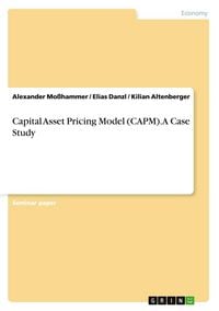 Produktbild: Capital Asset Pricing Model (CAPM). A Case Study