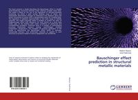 Produktbild: Bauschinger effect prediction in structural metallic materials