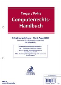 Produktbild: Computerrechts-Handbuch 41. Erg&auml;nzungslieferung