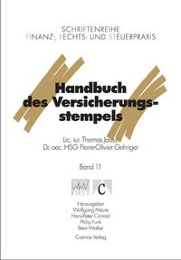 Produktbild: Handbuch des Versicherungsstempels