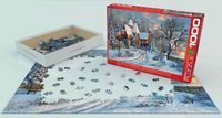 Eurographics 6000-0790 - Weihnachtschalet von Dominic Davison , Puzzle, 1.000 Teile