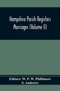 Produktbild: Hampshire Parish Registers. Marriages (Volume Ii)