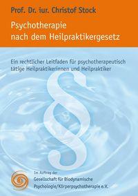 Produktbild: Psychotherapie nach dem Heilpraktikergesetz