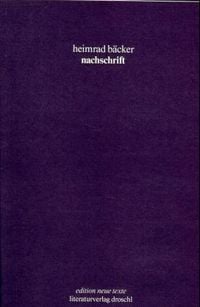 Produktbild: Nachschrift