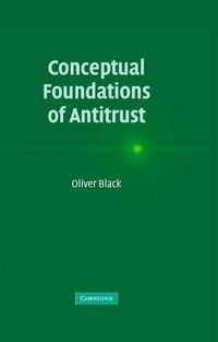Produktbild: Conceptual Foundations of Antitrust